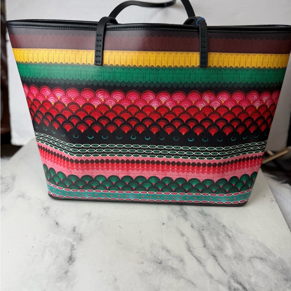 Multicolor Designer Tote Bag